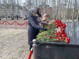Почтили память погибших в Великой Отечественной войне.